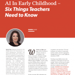 AI in Early Childhood - Six things teachers need to know -